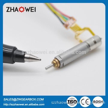 3.4mm diameter minisize low speed stepper gear motor with gearbox